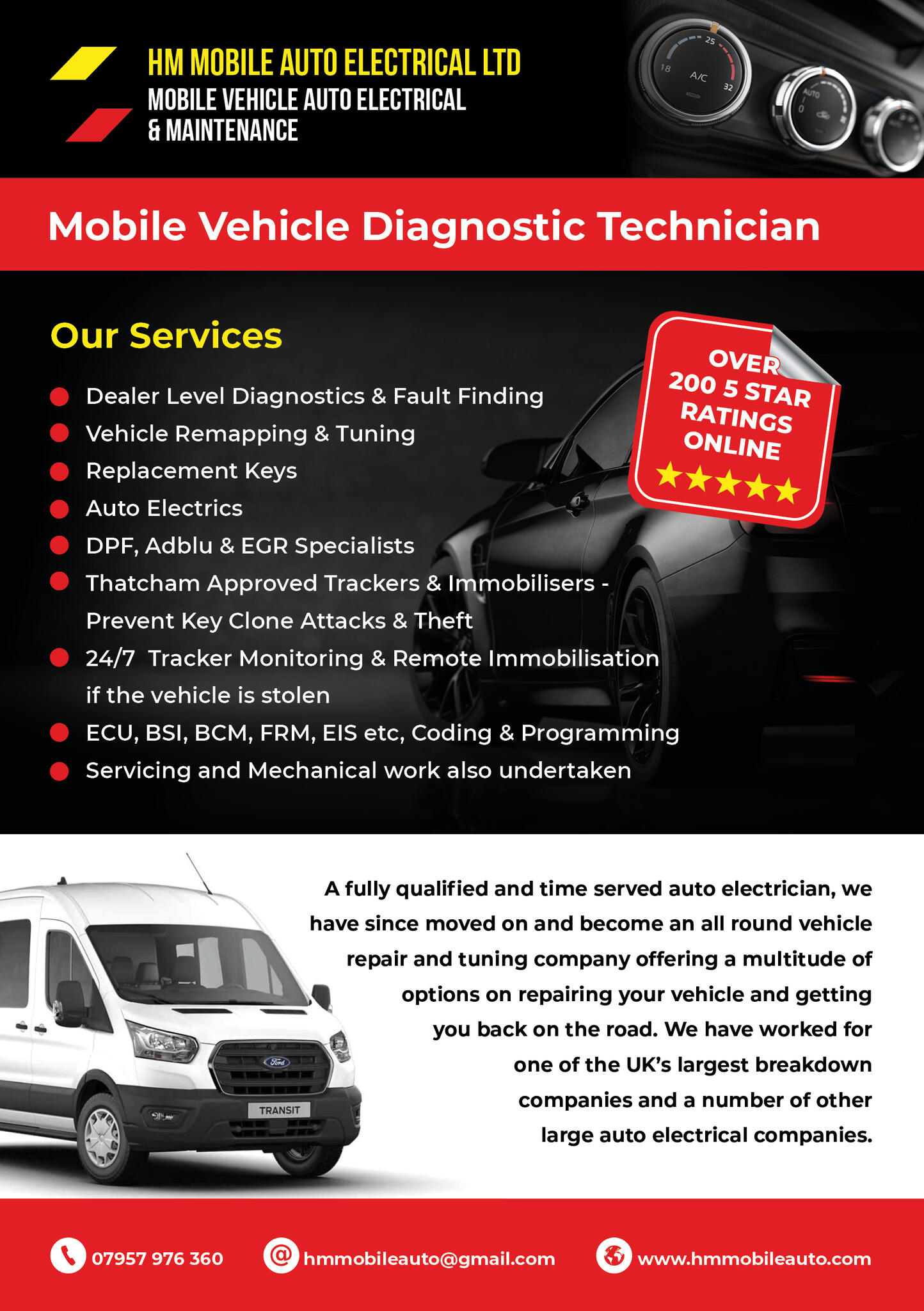 HM Mobile Auto Electrical Ltd Blackburn Nextdoor