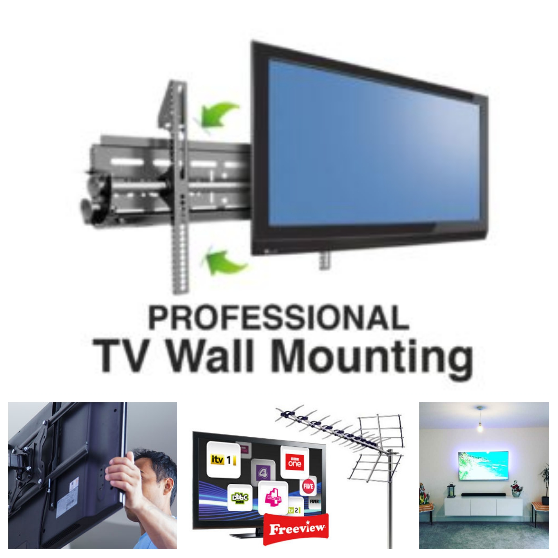 Leicester TV wall mounting installation service Leicester Nextdoor