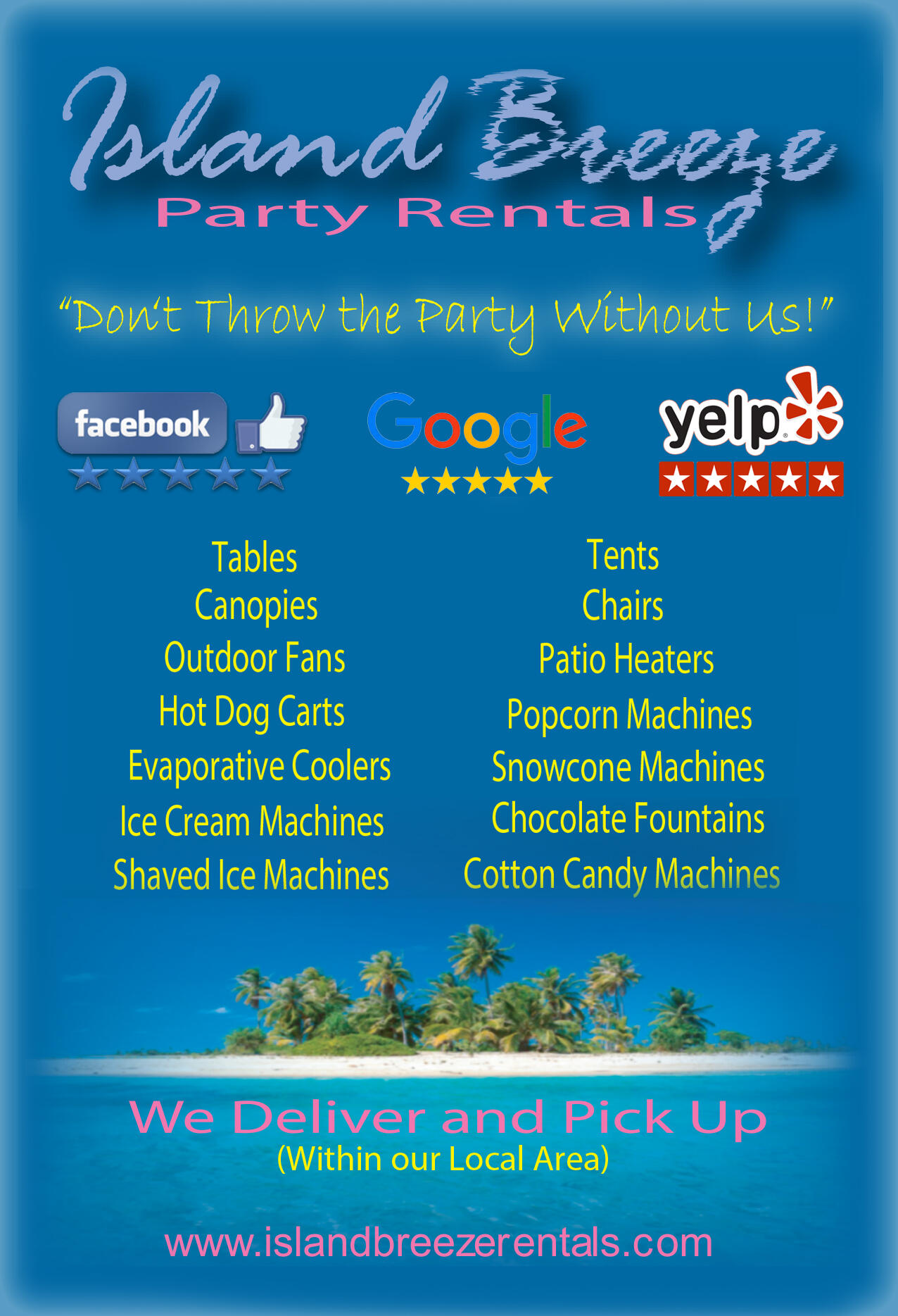 Island Breeze Party Rentals Katy, TX Nextdoor