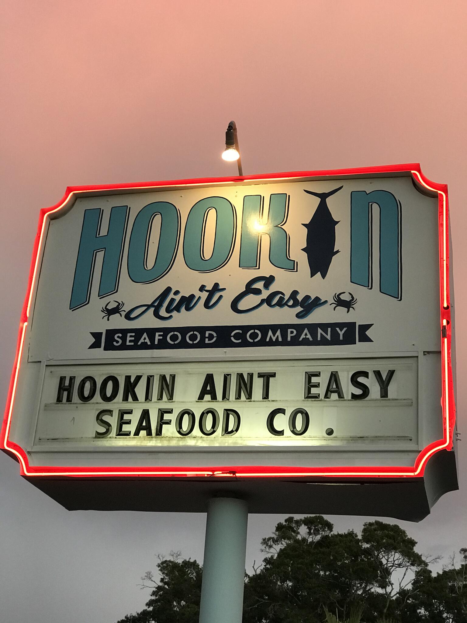 hooking aint easy seafood