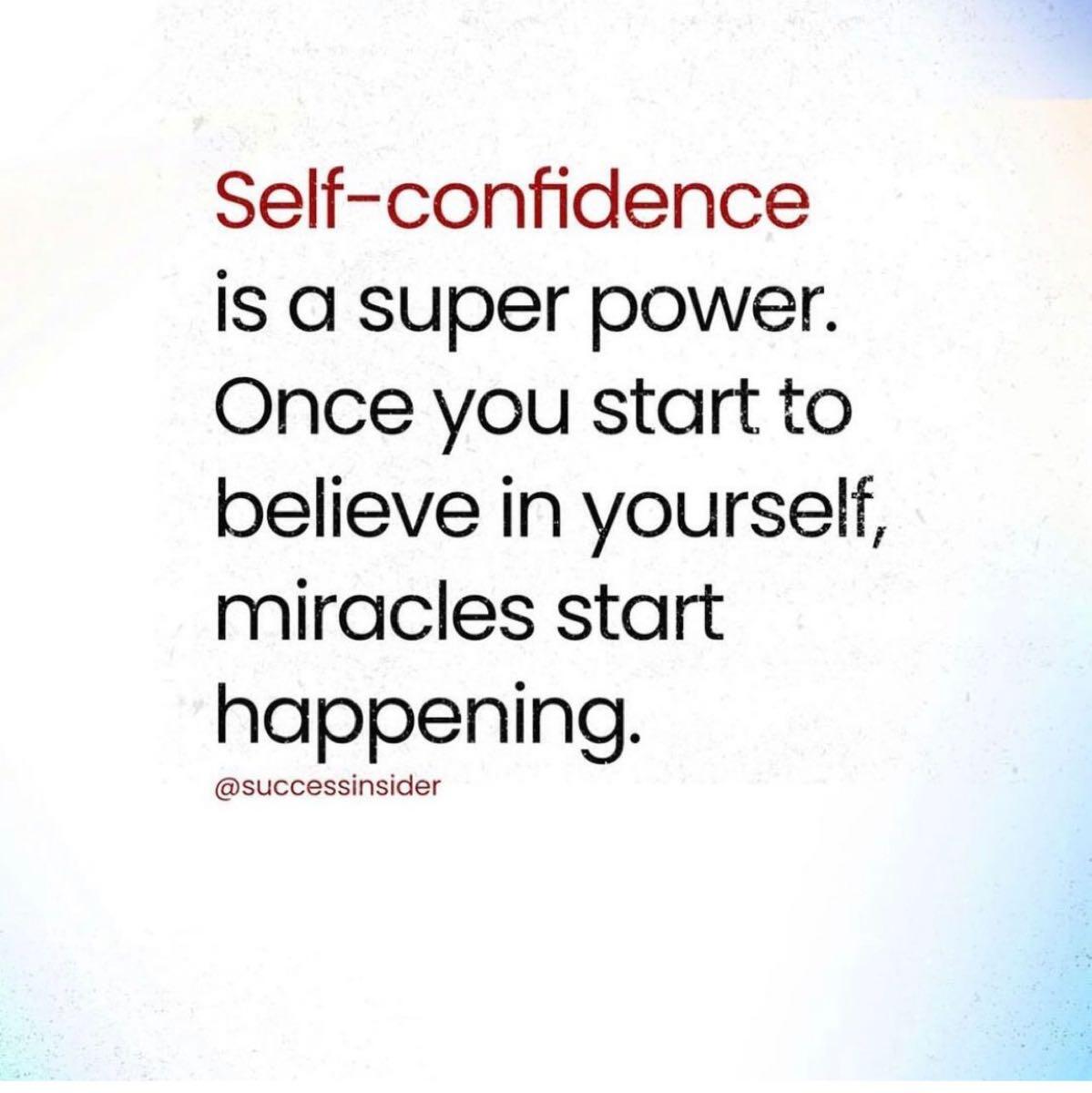 Zentoa - Confidence is your superpower. Believe in