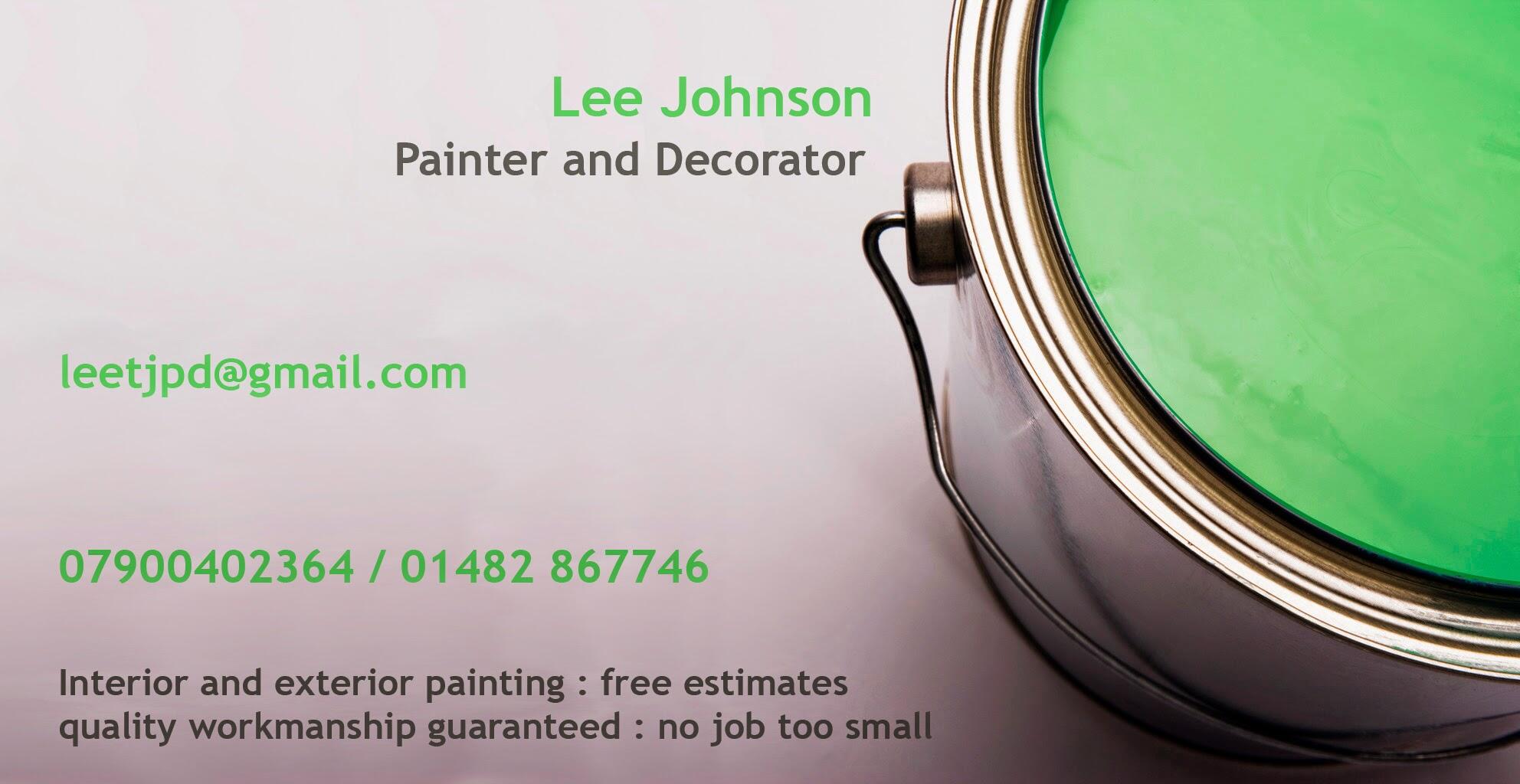 Lee Johnson Painter &amp; Decorator - Nextdoor
