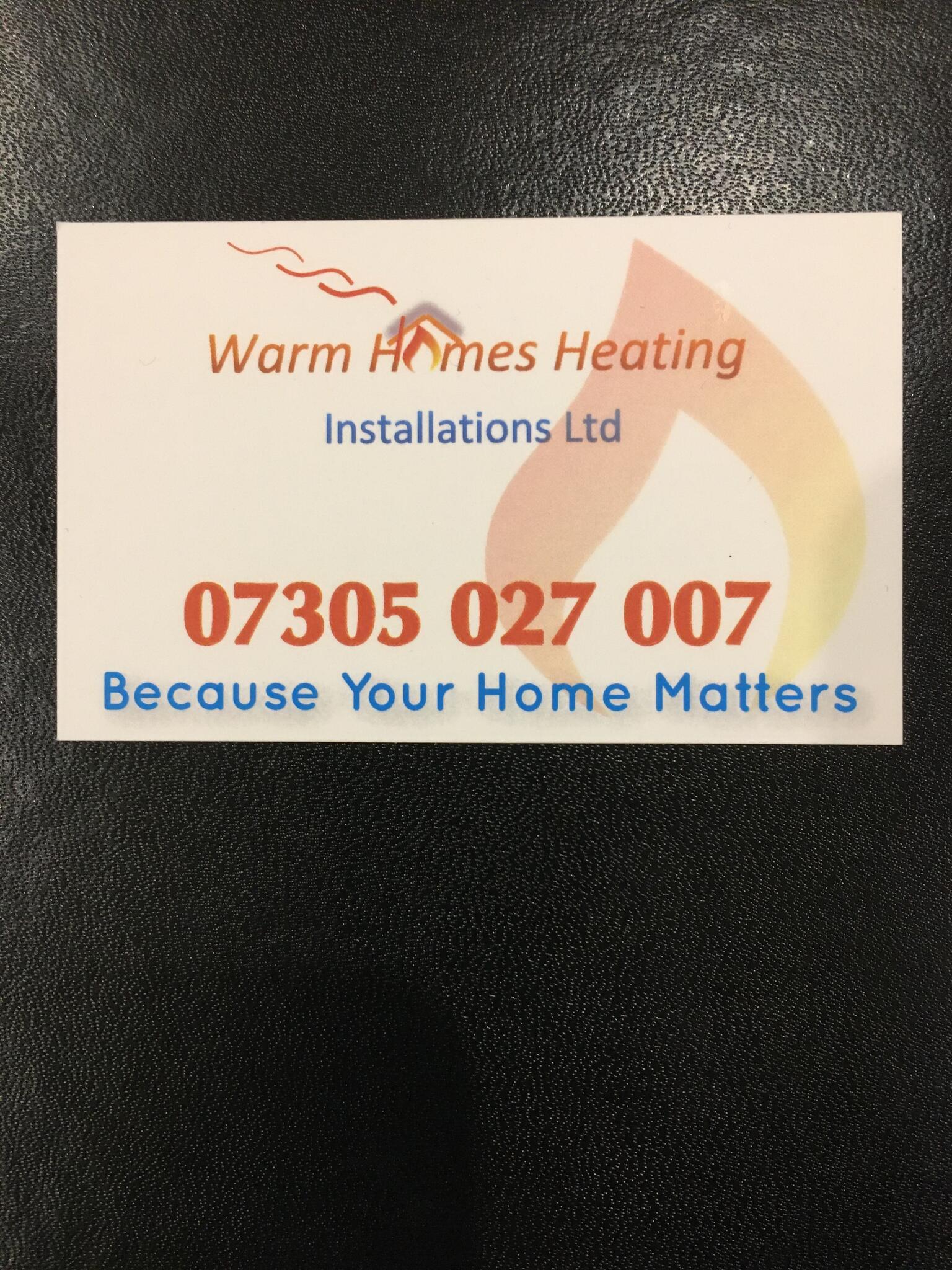 Warm Homes Heating Installations Ltd - Nextdoor