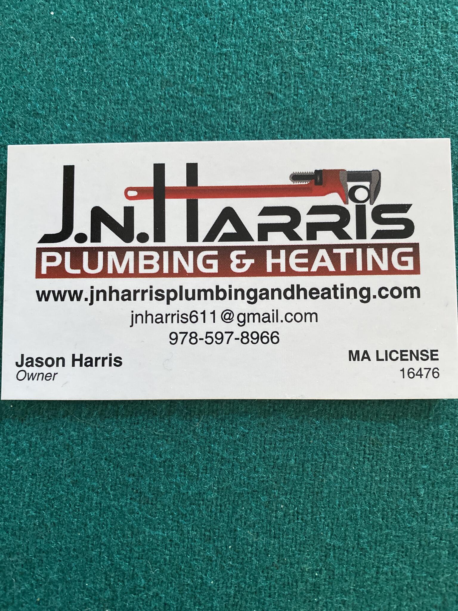 J.N.Harris Plumbing And Heating Townsend, MA Nextdoor