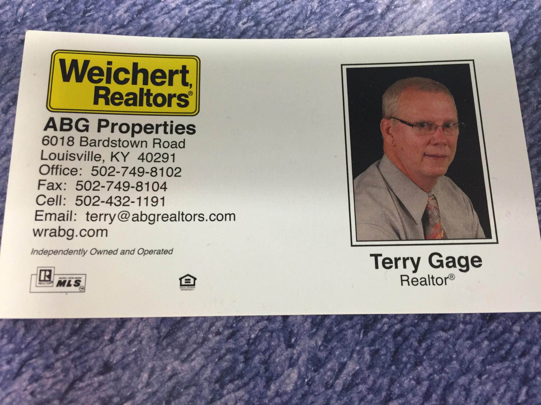 Weichert Realtors ABG Properties Terry Gage Louisville, KY Nextdoor
