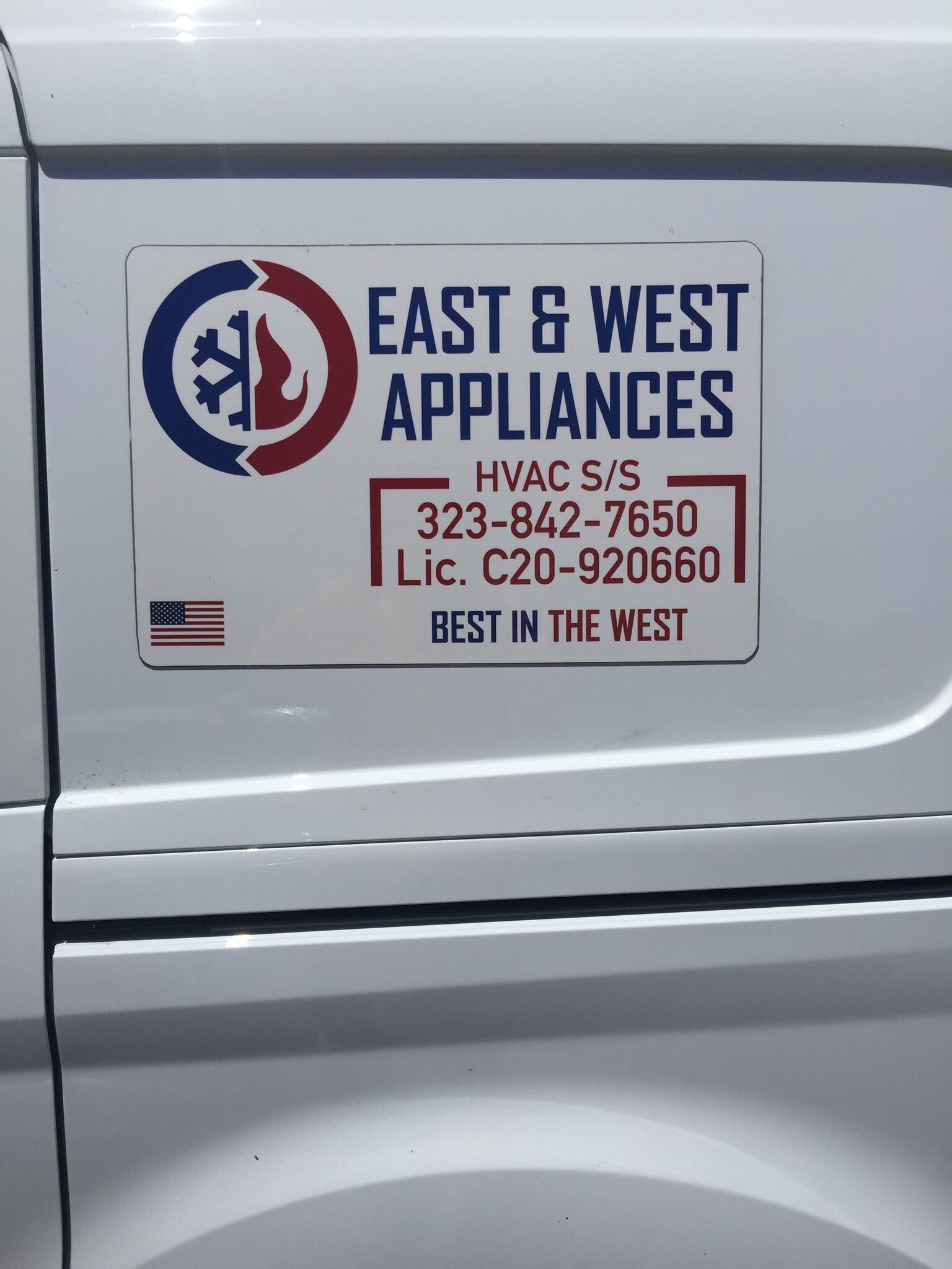 East & West Appliances Heating & A/c Services Stevenson Ranch, CA