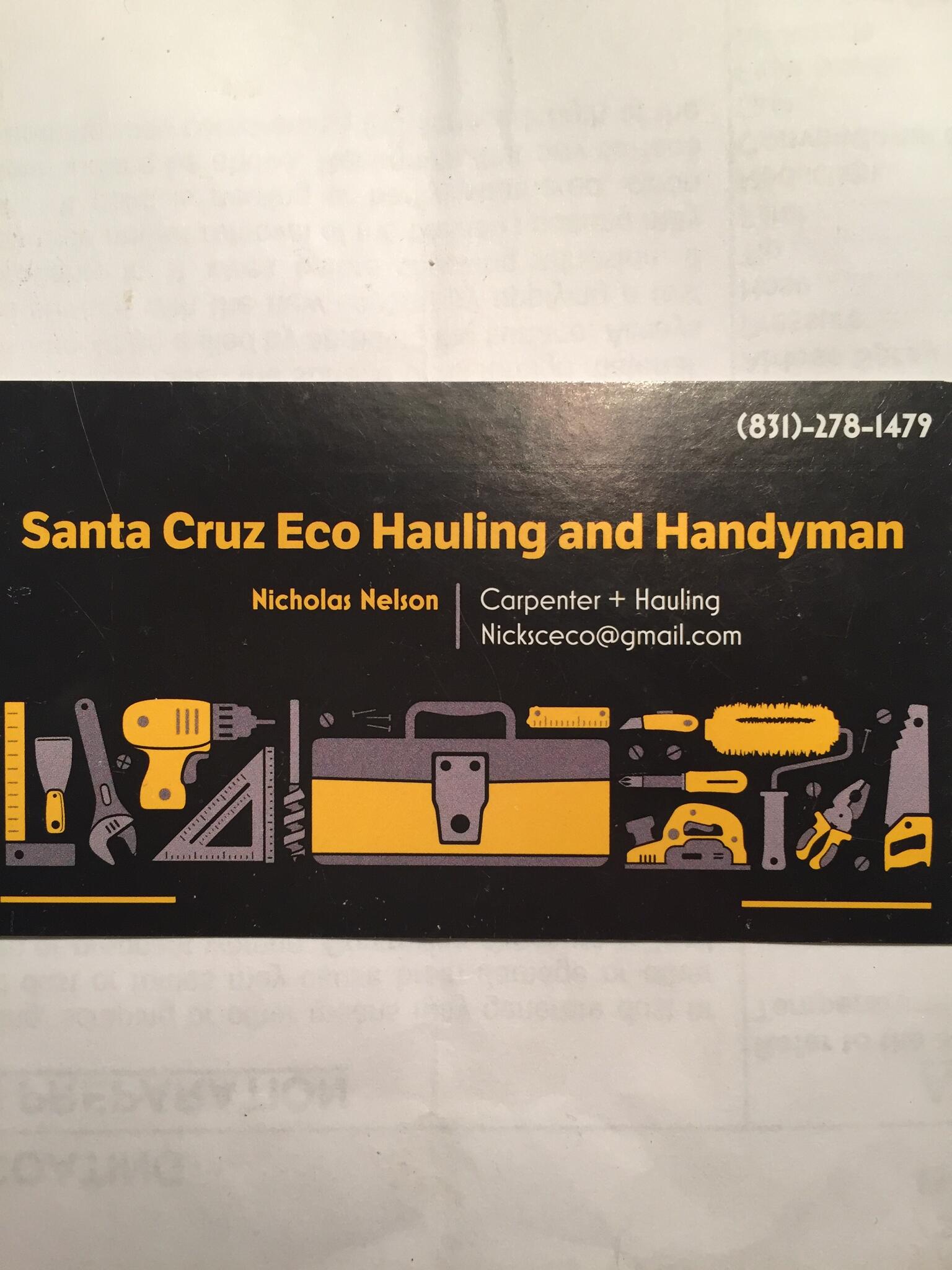 Santa Cruz Eco Hauling Handyman Boulder Creek CA Nextdoor