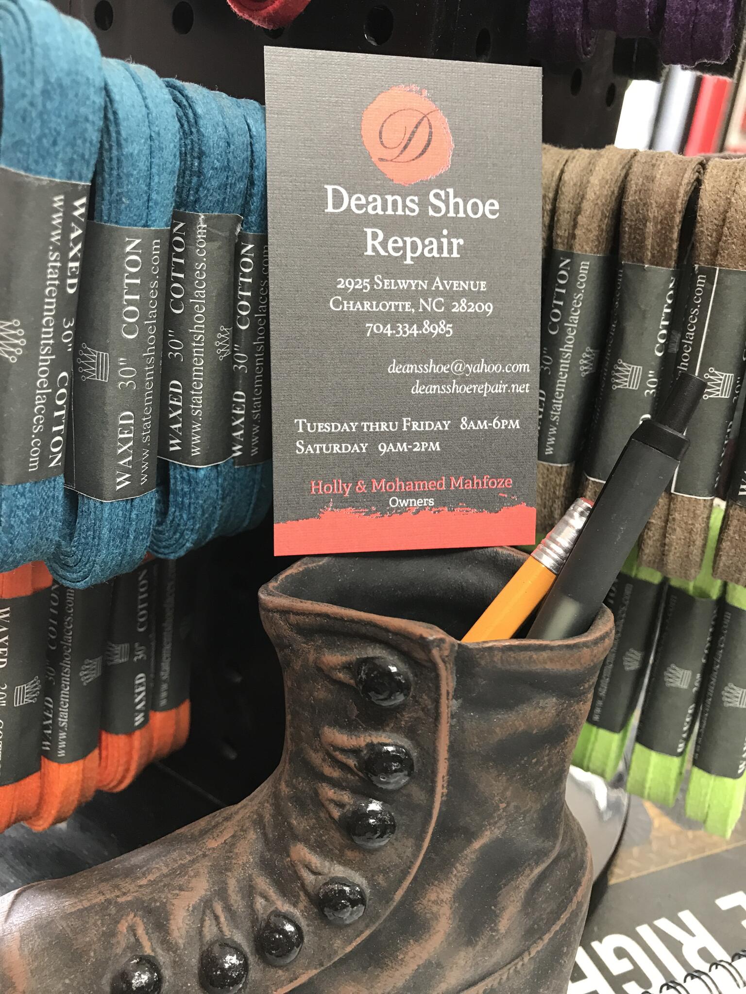 Dean's shoe sale repair