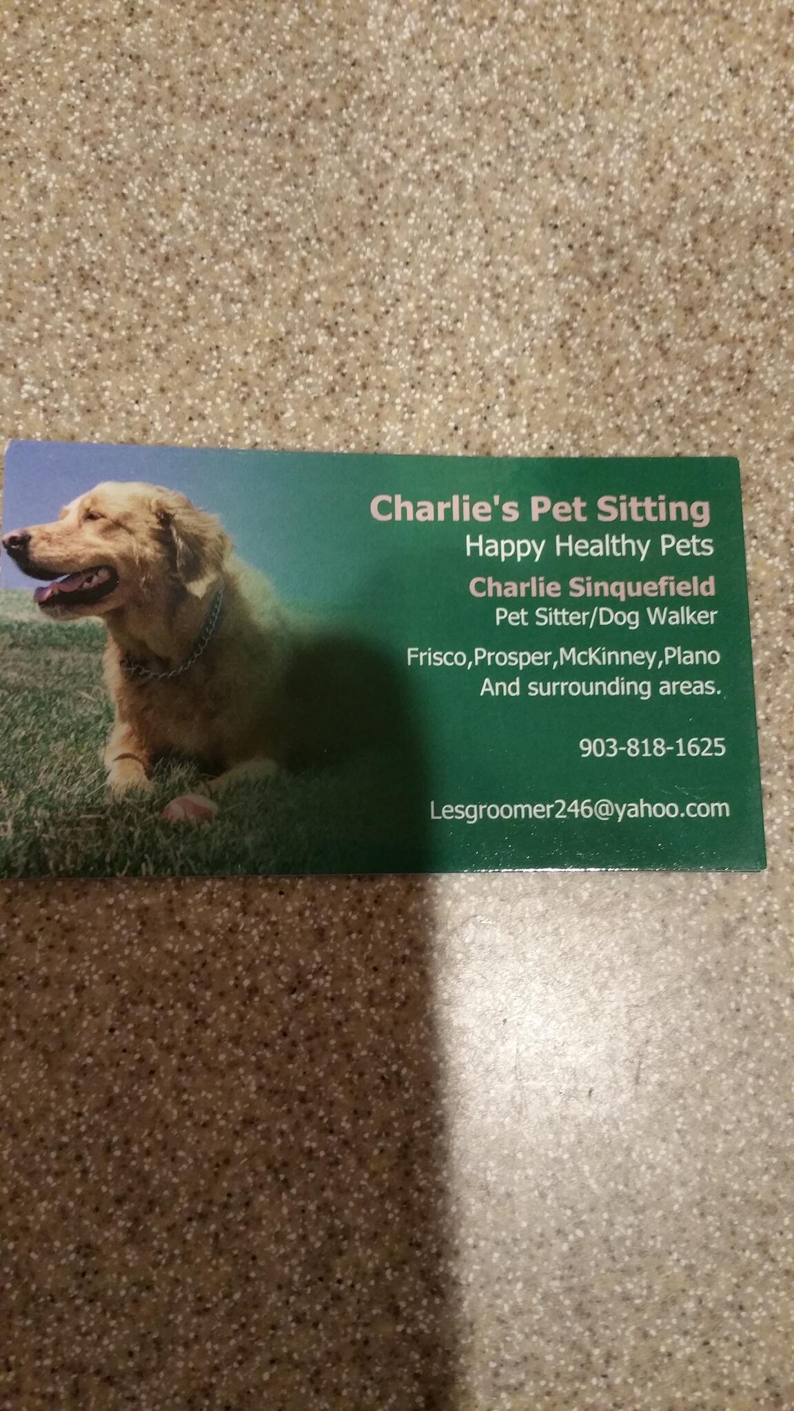Charlie's Pet Sitting Prosper, TX Nextdoor