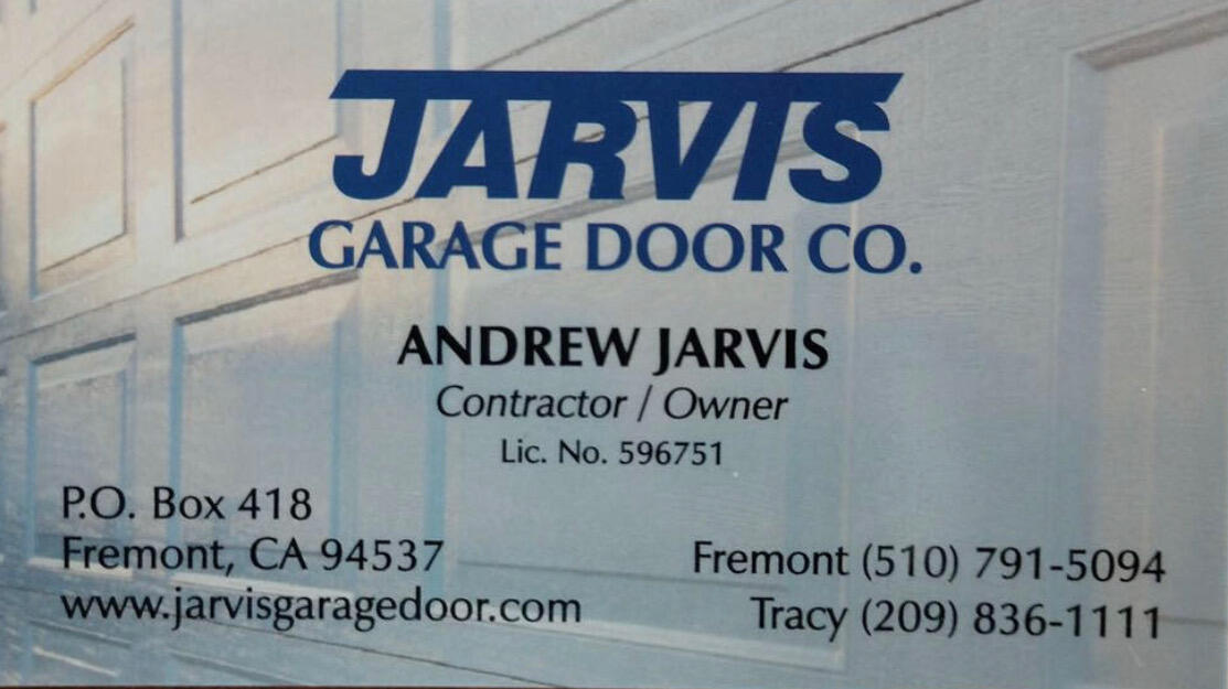 Jarvis Garage Door Svc 44, Chandler Garage Door Service Fremont Ca