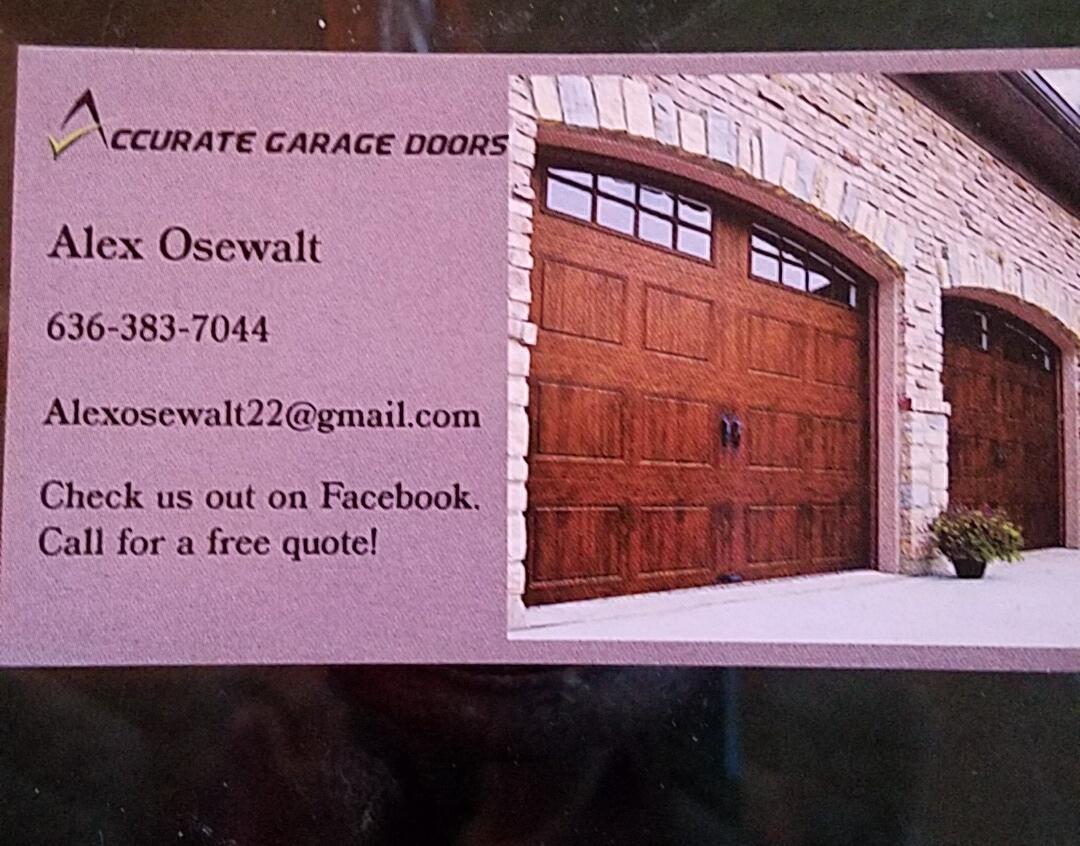 Accurate Garage Doors Nextdoor