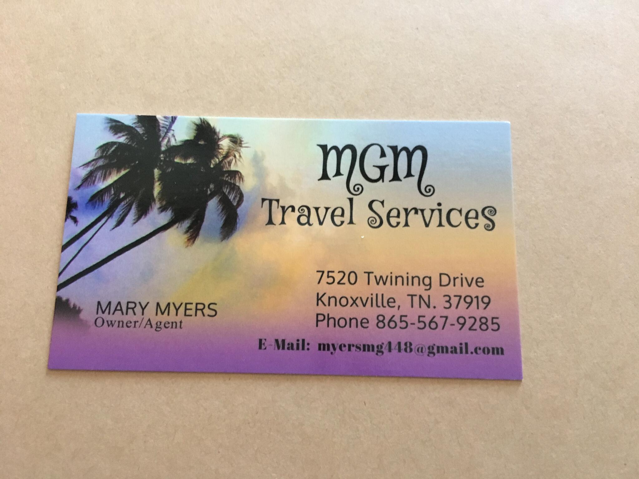 mgm travel services knoxville tn