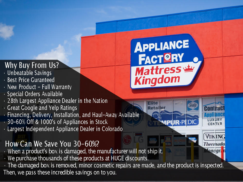 Appliances Appliance Factory & Mattress Kingdom