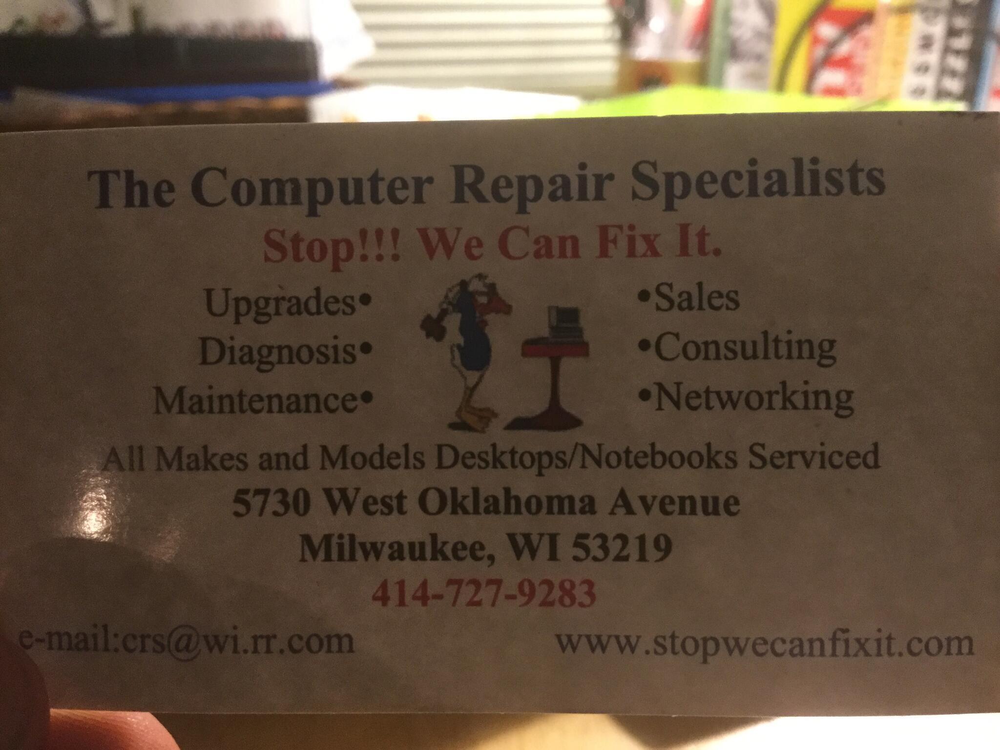 The Computer Repair Specialists Milwaukee, WI Nextdoor