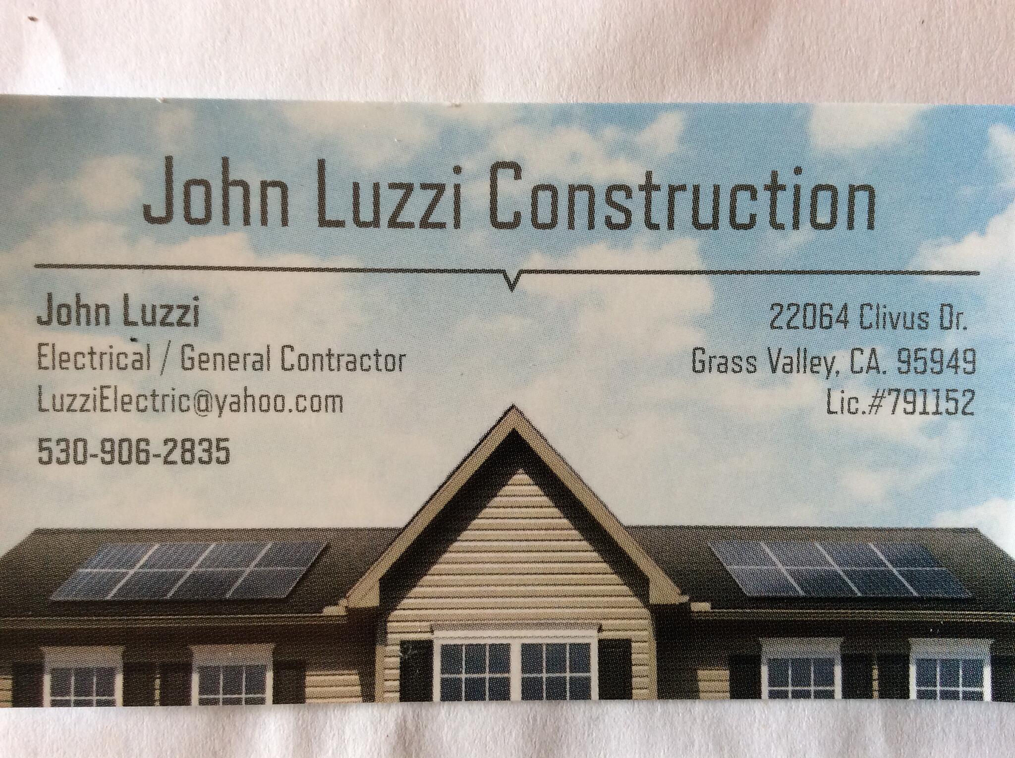 John Luzzi Construction Grass Valley, CA Nextdoor