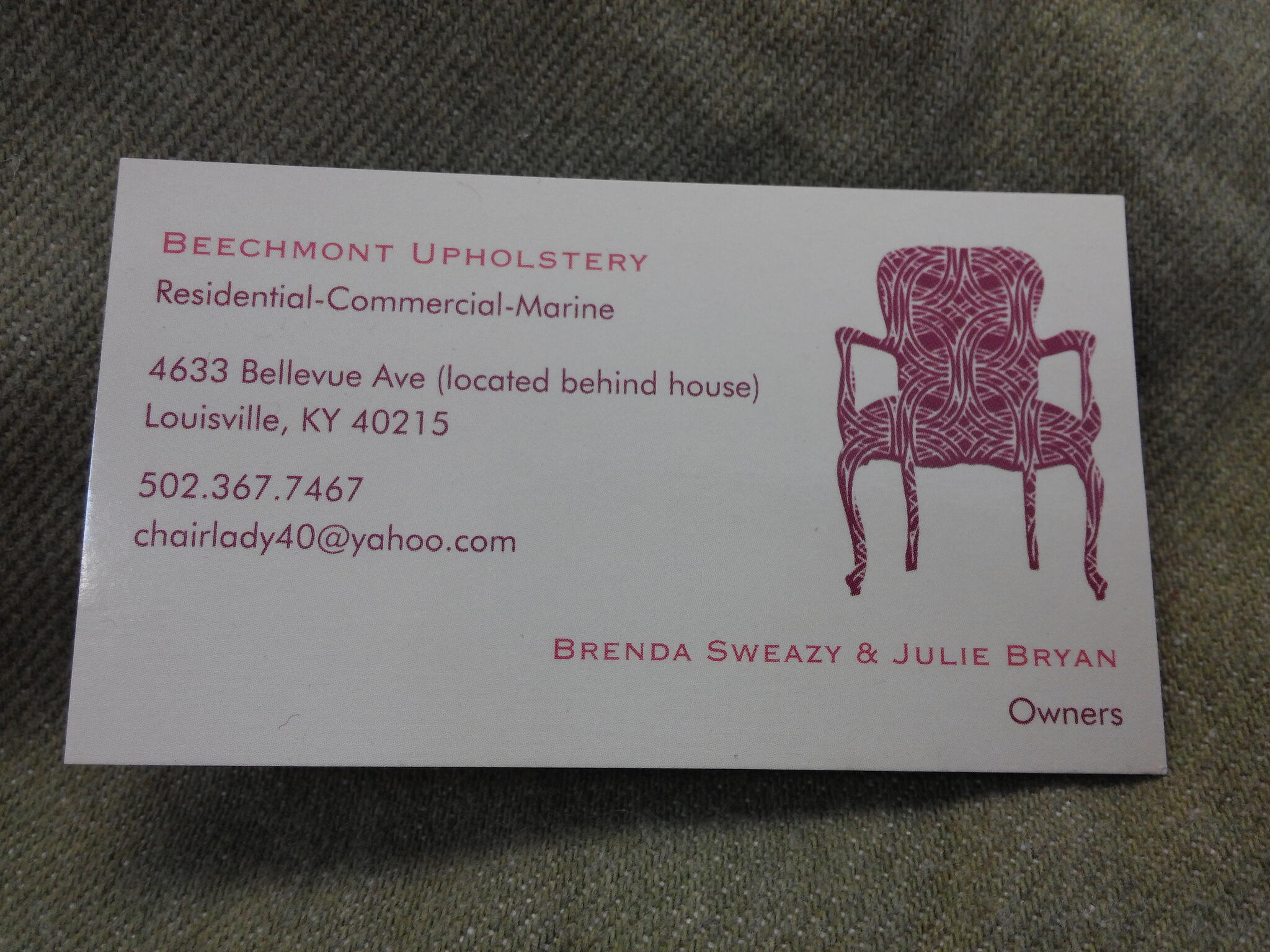 Beechmont Upholstery Louisville, KY Nextdoor