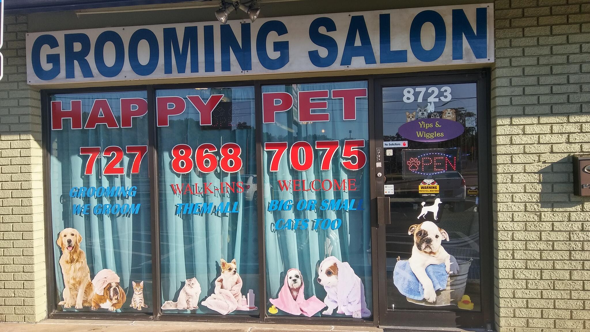 Happy pet sale grooming salon