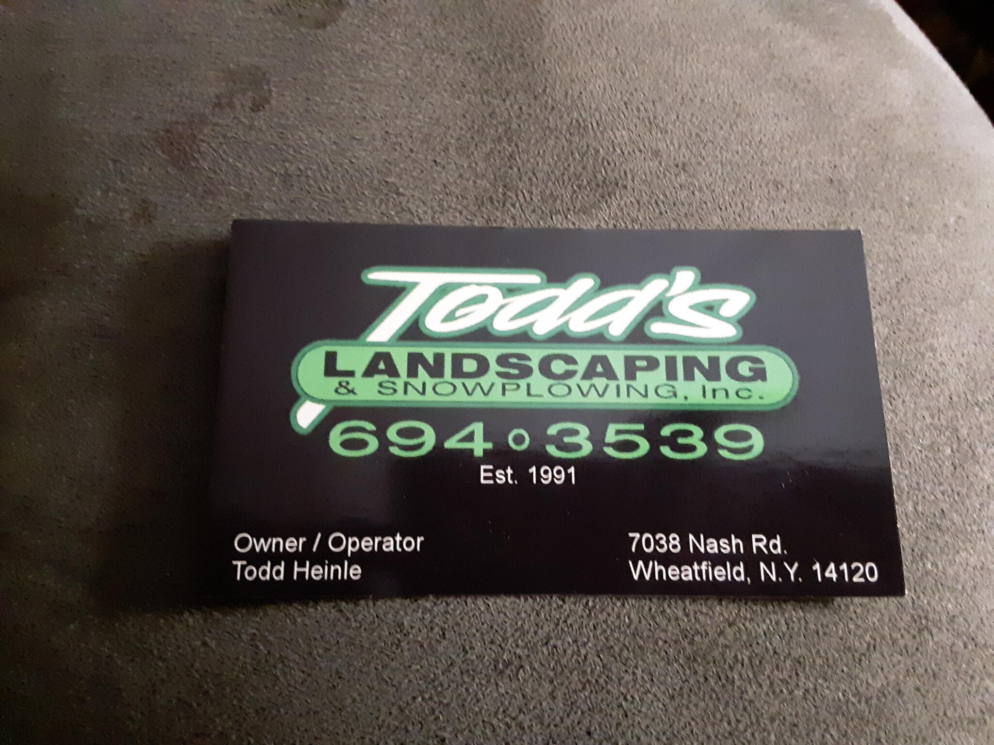 todds landscaping