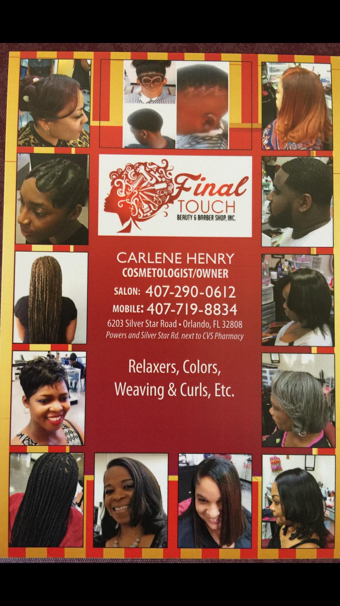 Final Touch Beauty Salon & Barber Shop Inc. - Orlando, FL