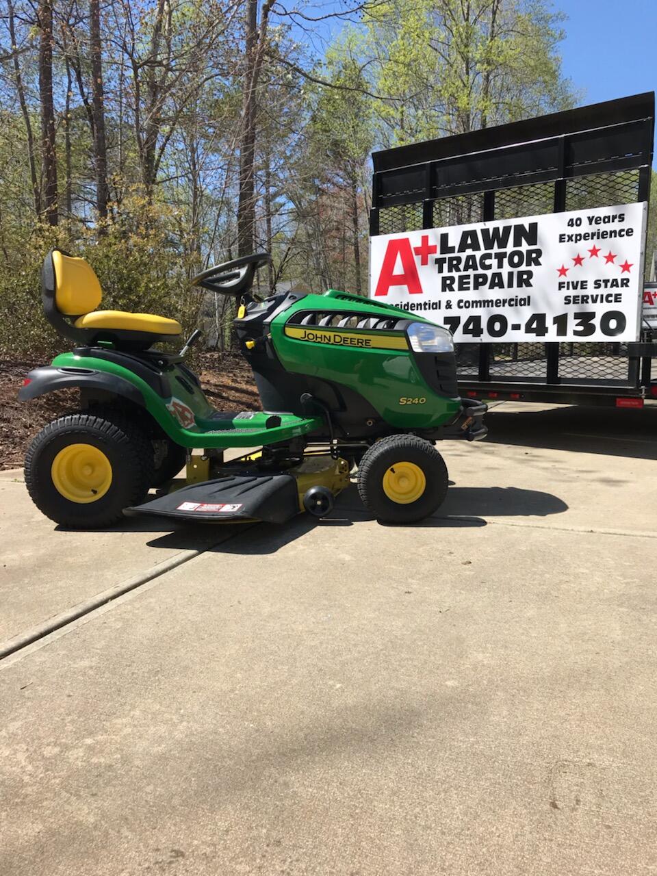 Lawn tractor repair discount shops