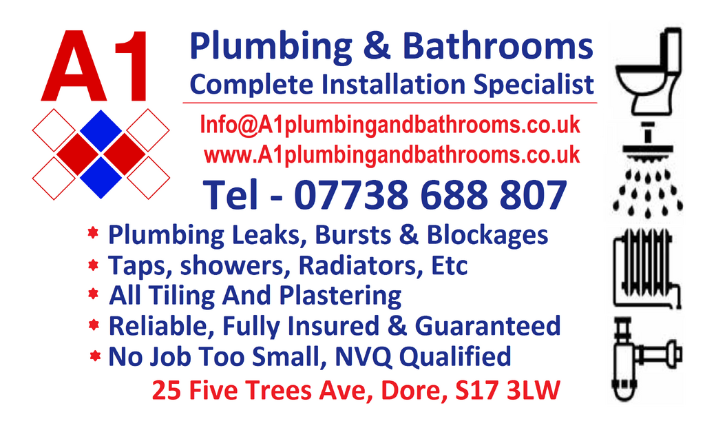 A1 Plumbing And Bathrooms Sheffield GB ENG Nextdoor