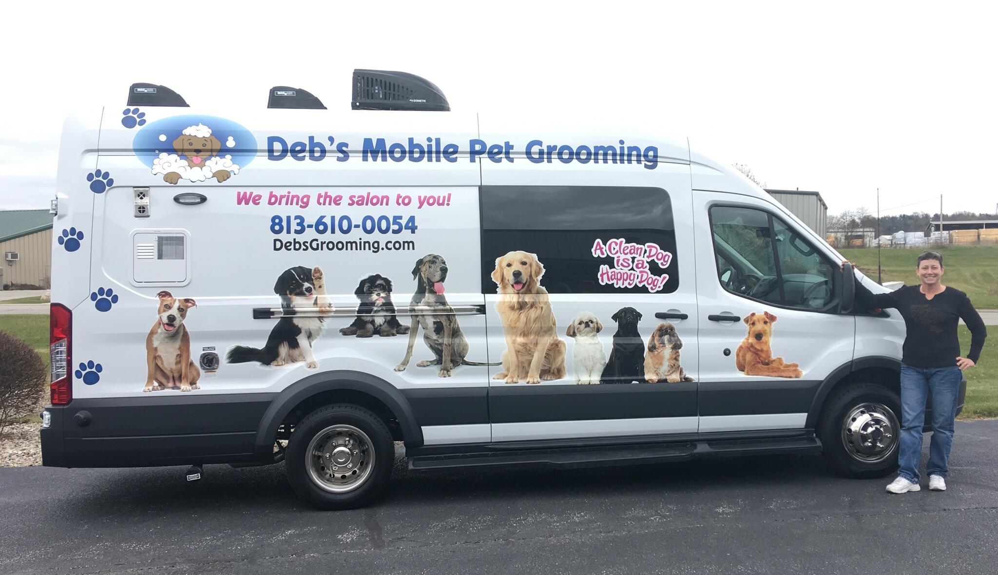 Debbie's mobile deals dog grooming