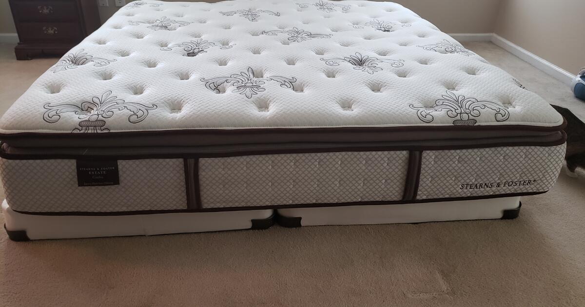 Stearns & Foster Estate Cinthia Kingsize Mattress & Box Springs for