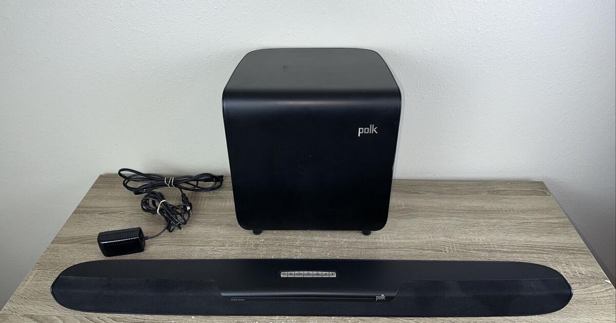 Polk Sound Bar w/subwoofer for 40 in Newport, RI For Sale & Free