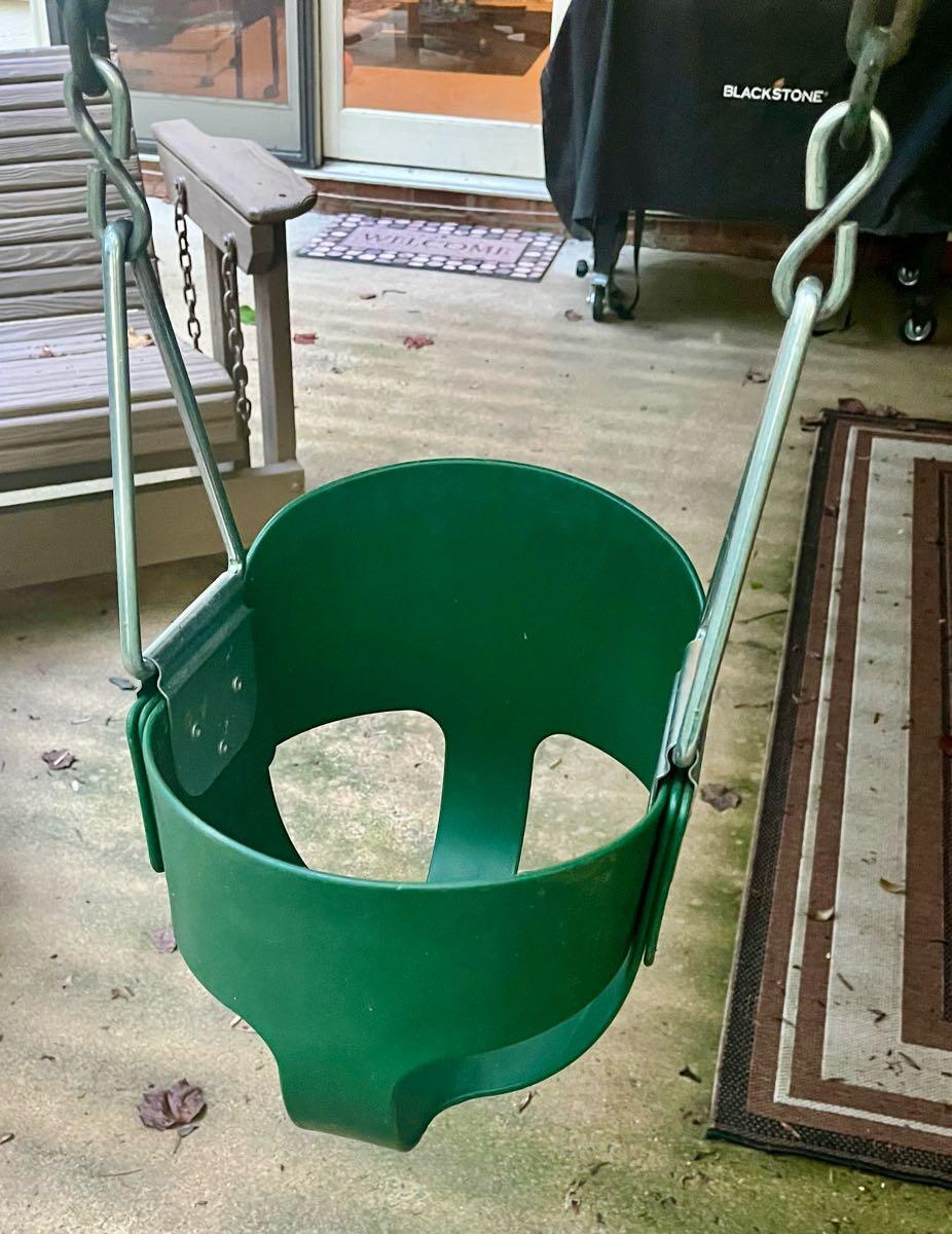 Green Toddler Swing Seat