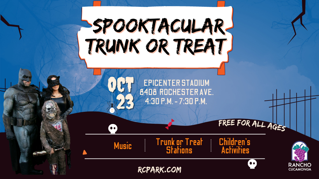 Spooktacular Trunk or Treat (City of Rancho Cucamonga) — Nextdoor ...