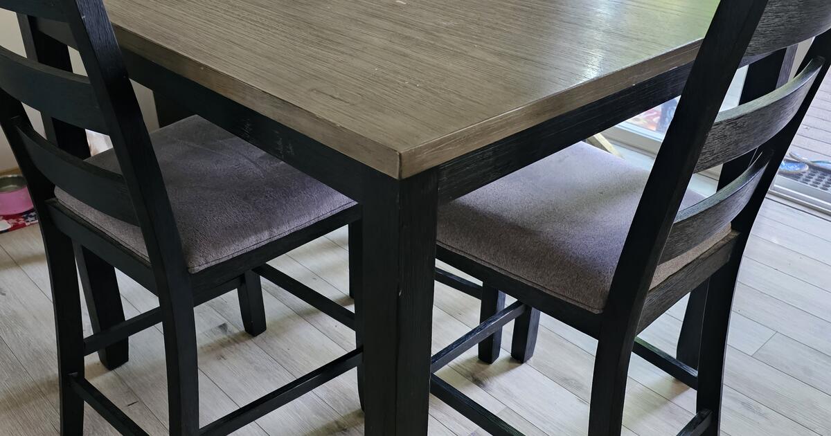 Tall Kitchen Table With 3 Chairs For 150 In Gresham OR For Sale 