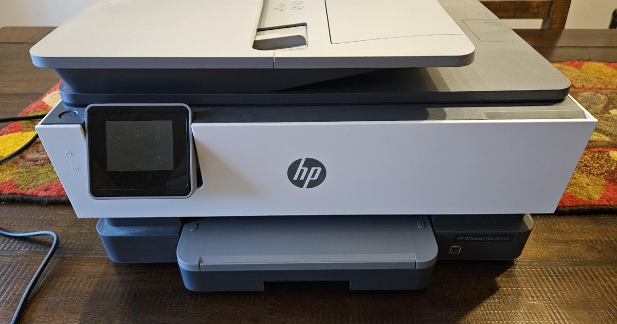 HP OfficeJet Pro 8025e printer / scanner (needs repairs) for Free in ...