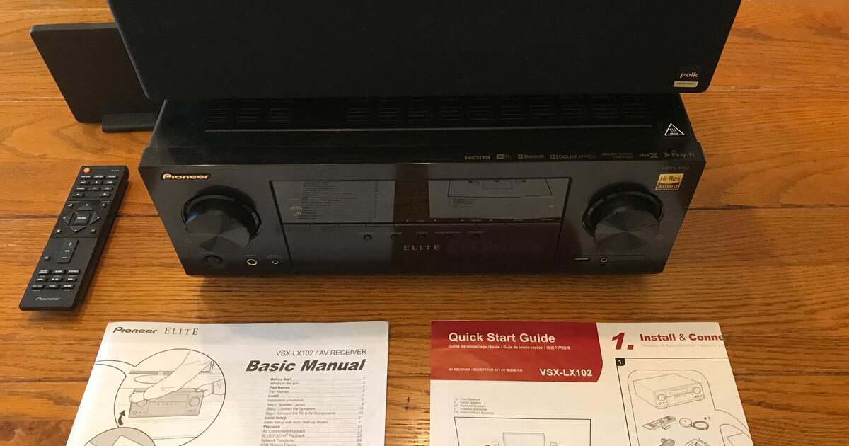 Pioneer Surround Sound Receiver for 215 in Bella Vista, AR Finds