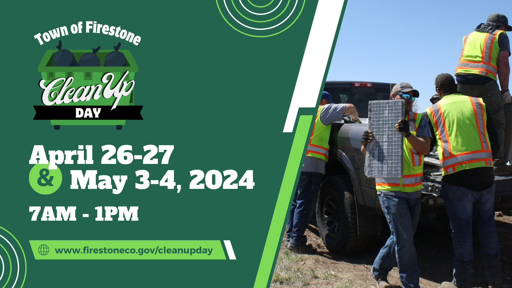 2024 Town of Firestone Clean Up Day Events (Town of Firestone) — Nextdoor — Nextdoor