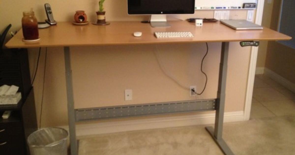 Beautiful Large Sit Stand Desk For 80 In San Mateo CA For Sale