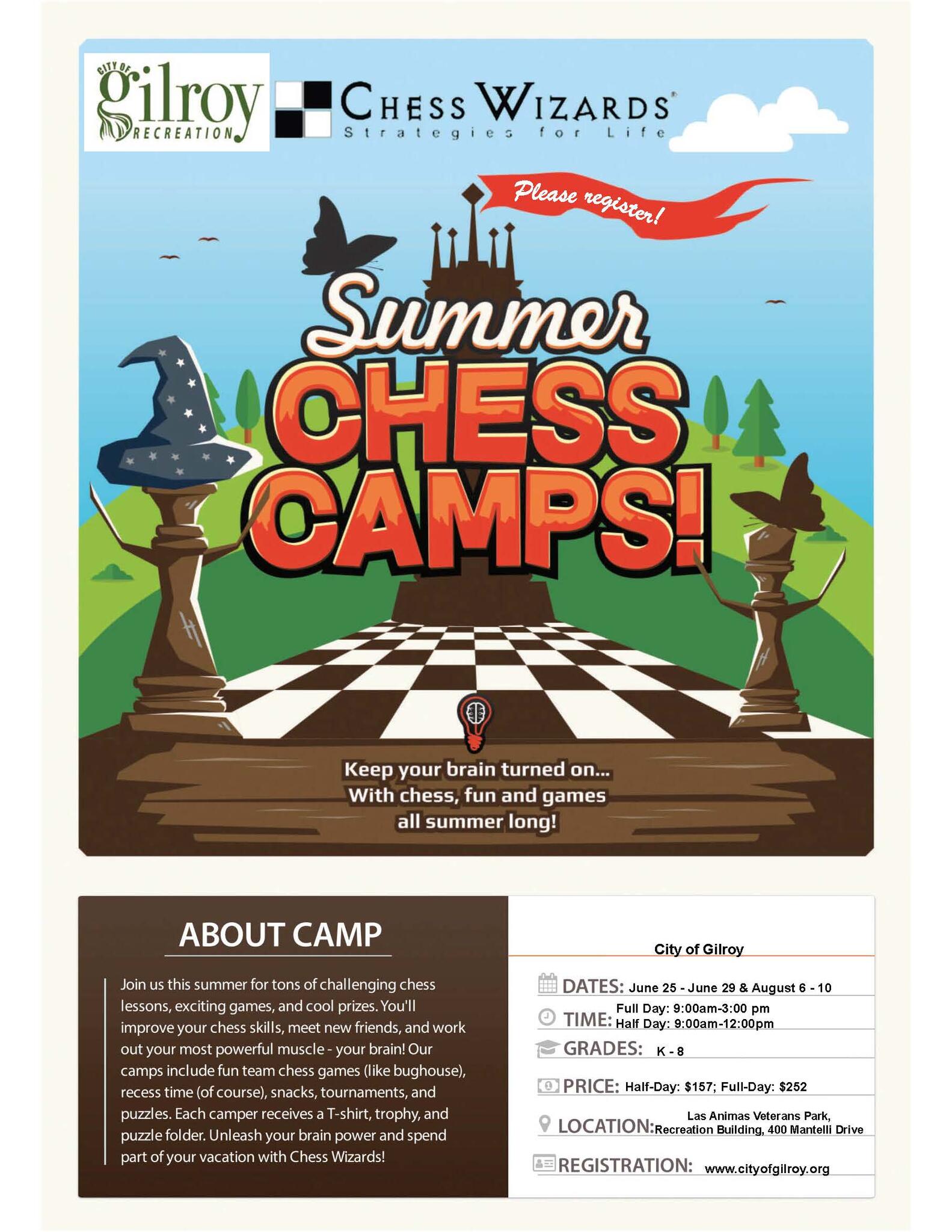 Summer Chess Camps City of Gilroy Nextdoor Nextdoor