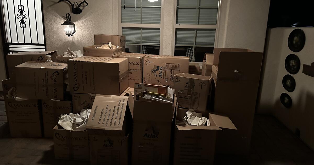 Free Moving boxes, small, medium and large just add more small and ...