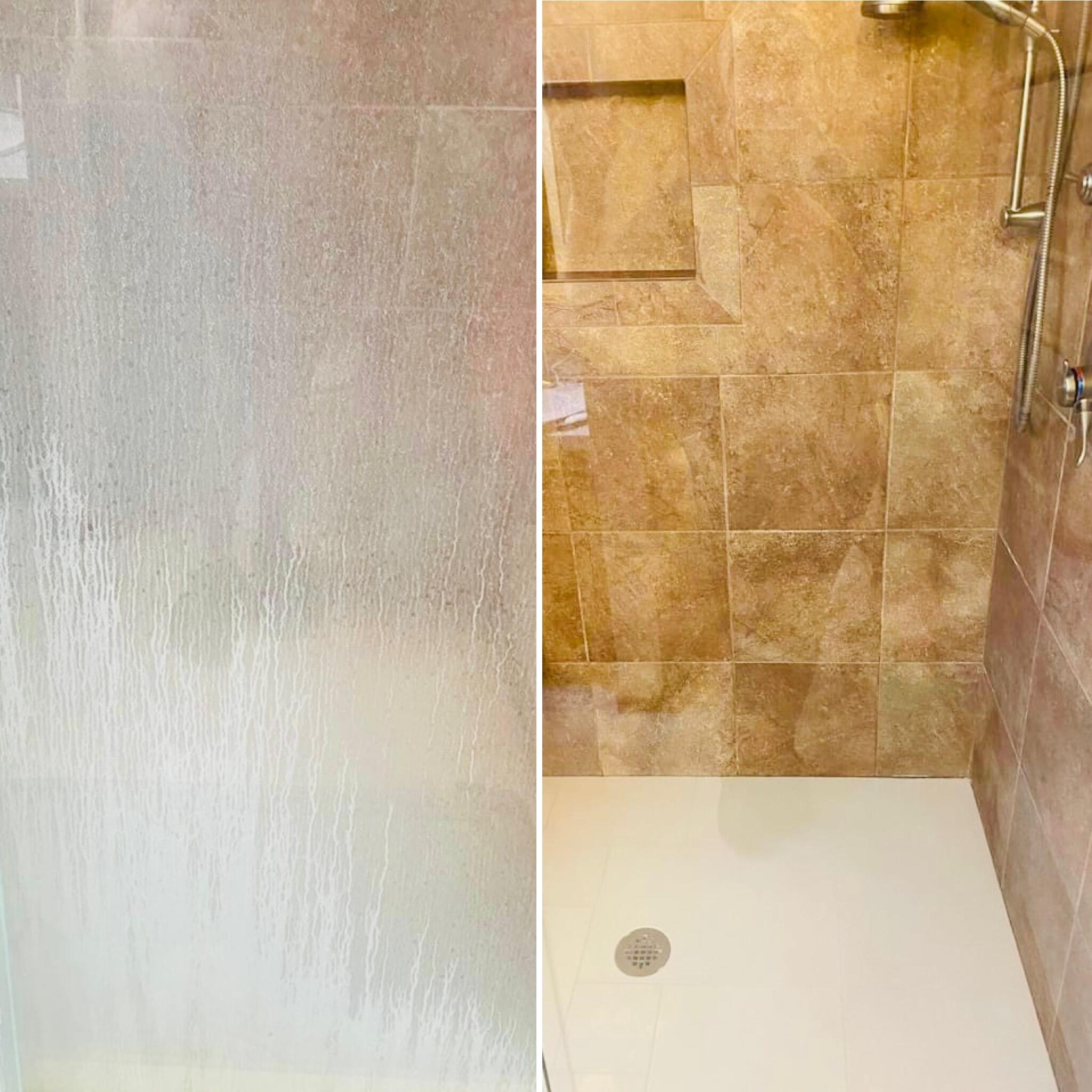 Remove Hard Water Stains Glass Shower