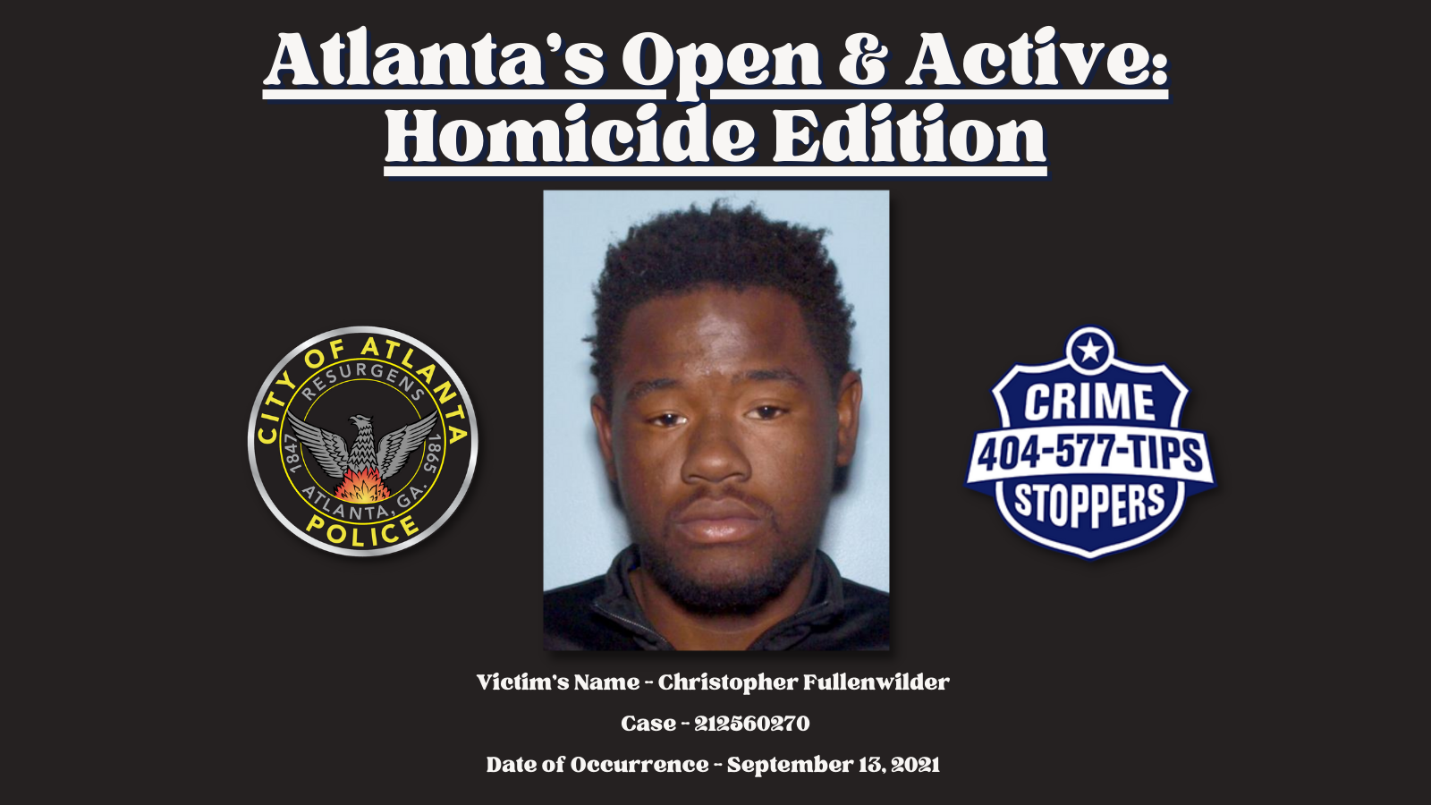 Atlanta's Open & Active - Homicide Edition - #116 - 212560270 (Atlanta ...