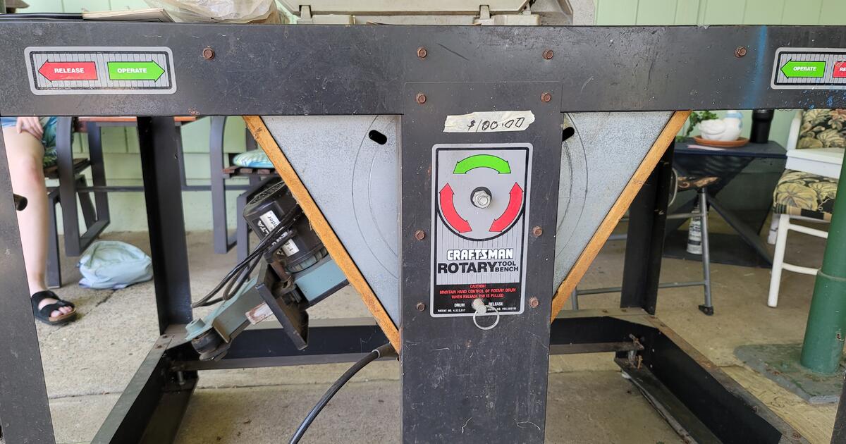 CRAFTSMAN 3 IN 1 ROTARY TOOL BENCH for 80 in Rio Linda, CA Finds