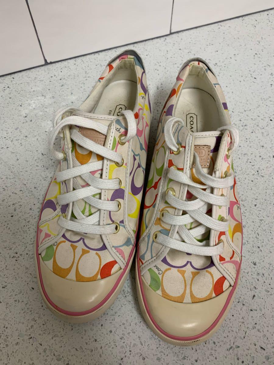 coach scribble sneakers