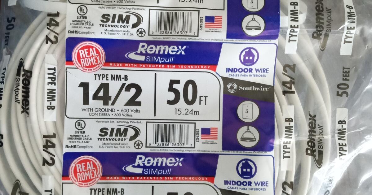 14 2 Romex 50 Ft Menards 14 2 Romex 50 Ft Menards