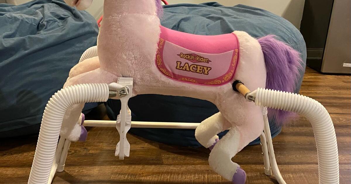 Rockin' Rider Lacey Talking Plush Spring Horse for 55 in Carmel, IN