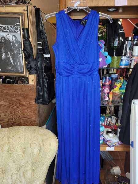 alexa b nites blue dress Alexa b nites blue