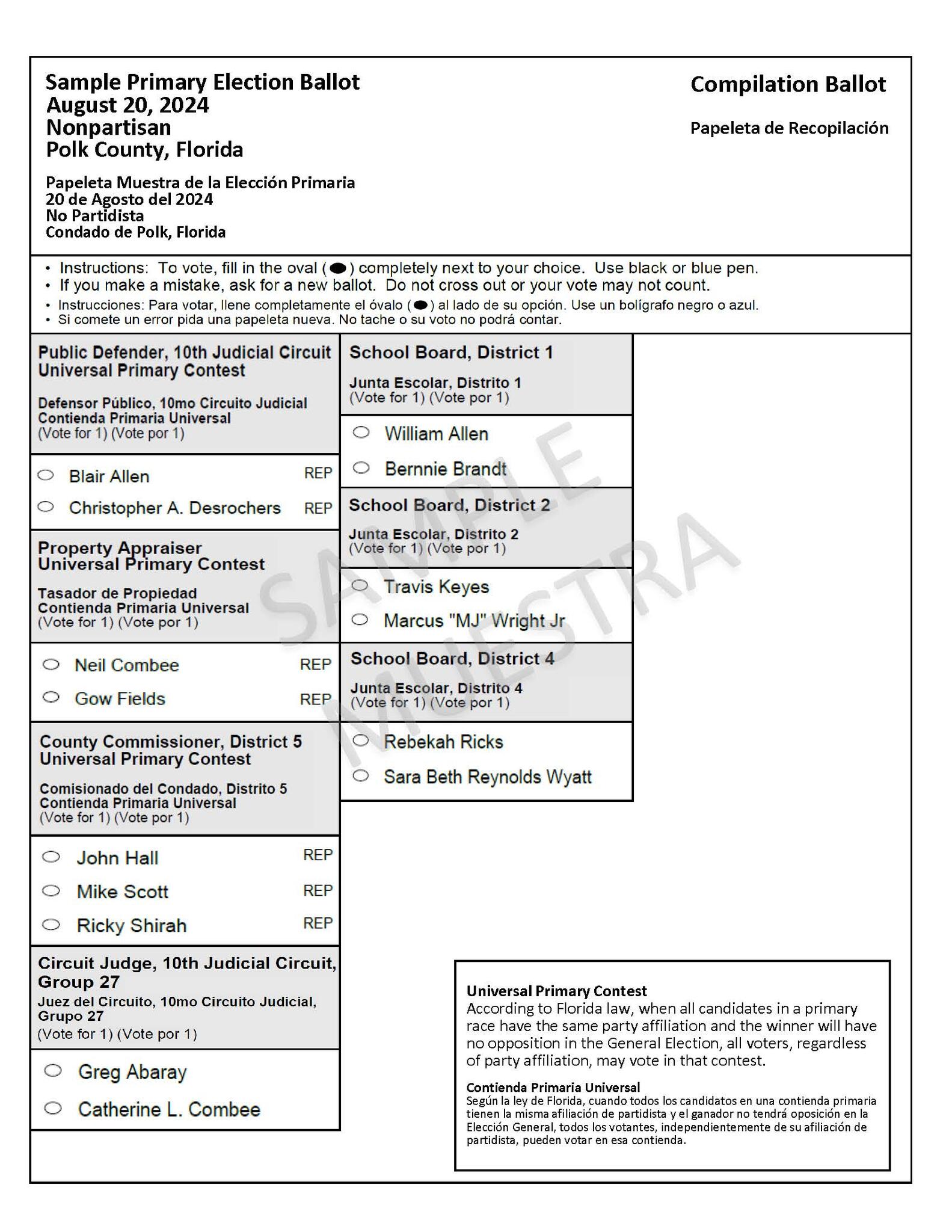 HAINES CITY: Vote early at one of 10 convenient locations beginning ...