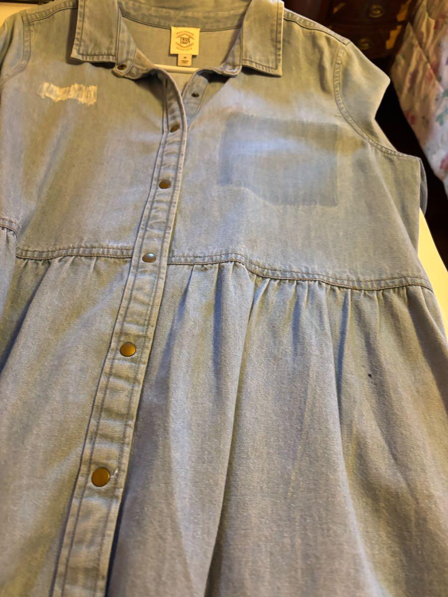 True Craft Denim Shirt Dress For $15 In Shelby, NC | For Sale & Free   Nextdoor