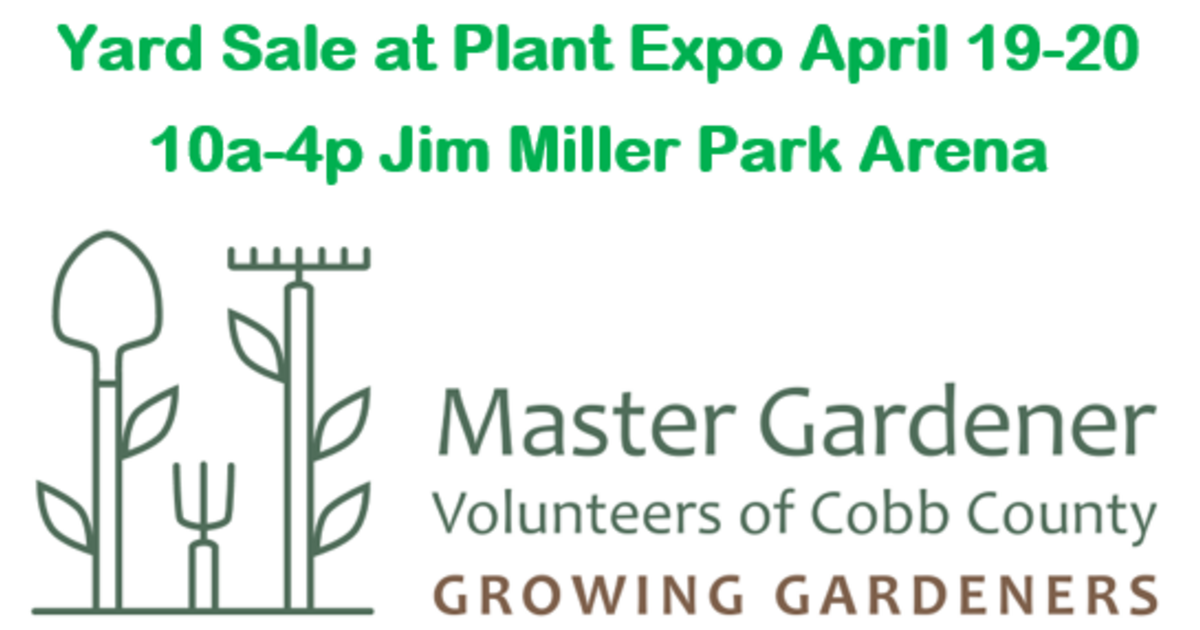 Yard Sale At Cobb County Master Gardeners' Plant Expo In Marietta, GA ...