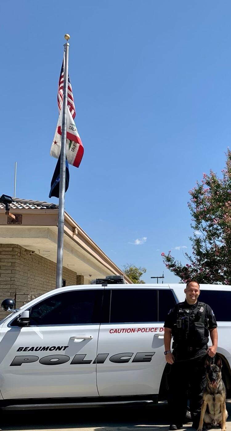 The Beaumont Police Department Welcomes K9 Murph And Officer Crews