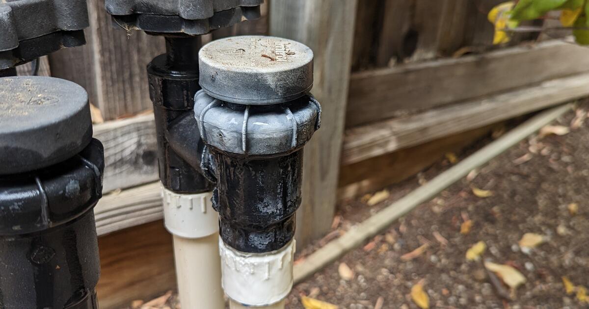 Repair of irrigation controls. valve changes. broken sprinkler repair