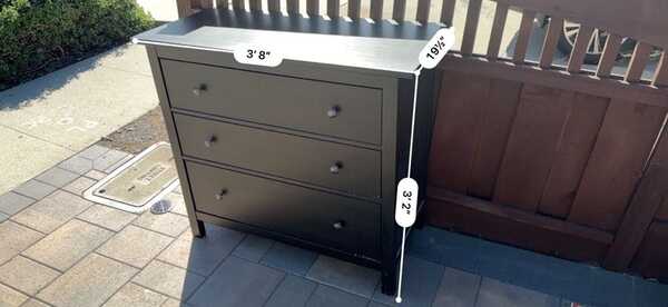 Picked Up! IKEA Black/Brown 3-Drawer Dresser For Free In San Jose, CA | For Sale & Free Nextdoor Picked Up! IKEA Black/Brown 3-Drawer Dresser For Free In San Jose, CA | For Sale & Free Nextdoor
